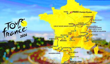 Tour de France route 2026