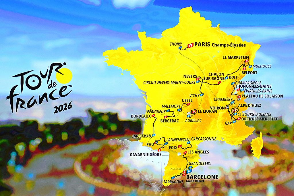 Tour de France route 2026