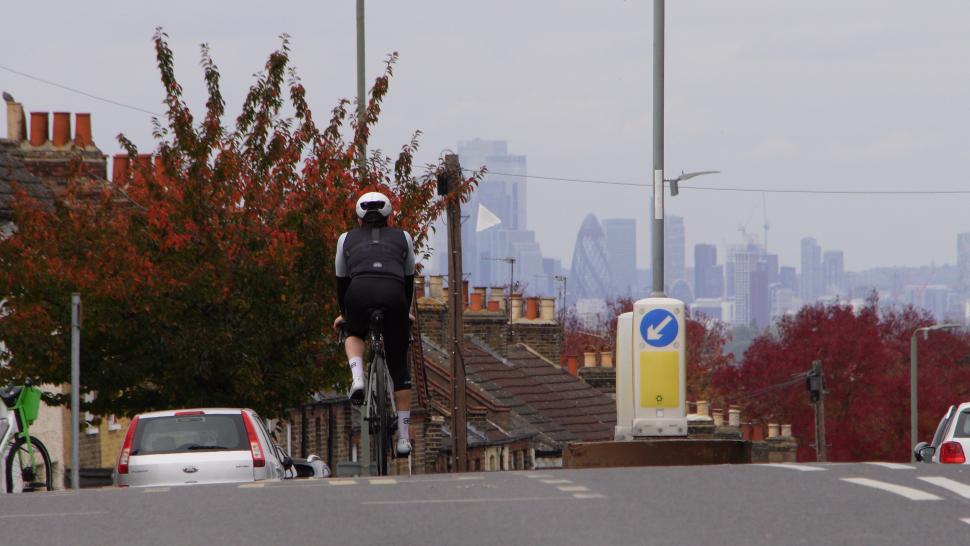 Liam sees the London skyline