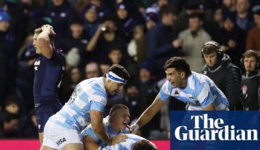 Santi Carreras orchestrates stunning Argentina comeback against Scotland | Autumn Nations Series