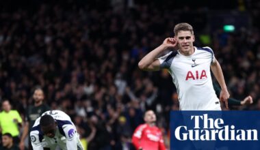 Van de Ven stunner inspires 10-man Spurs to emphatic win over Copenhagen | Champions League