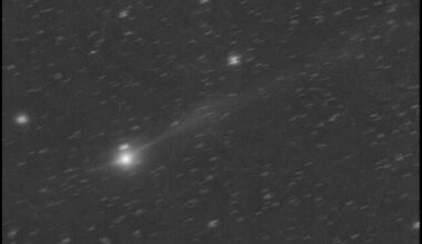 The interstellar comet 3I/ATLAS, imaged on 11 Nov. 2025.