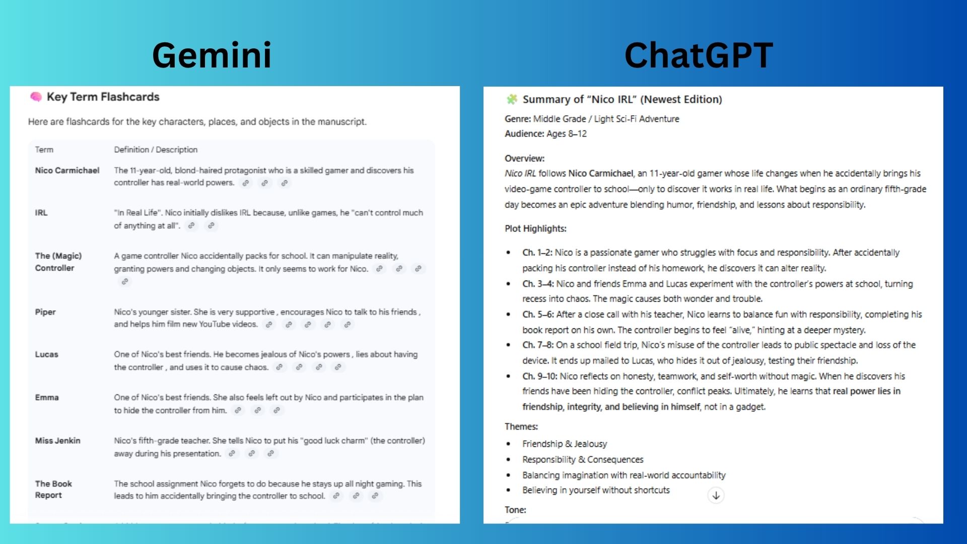 screenshot of side-by-side