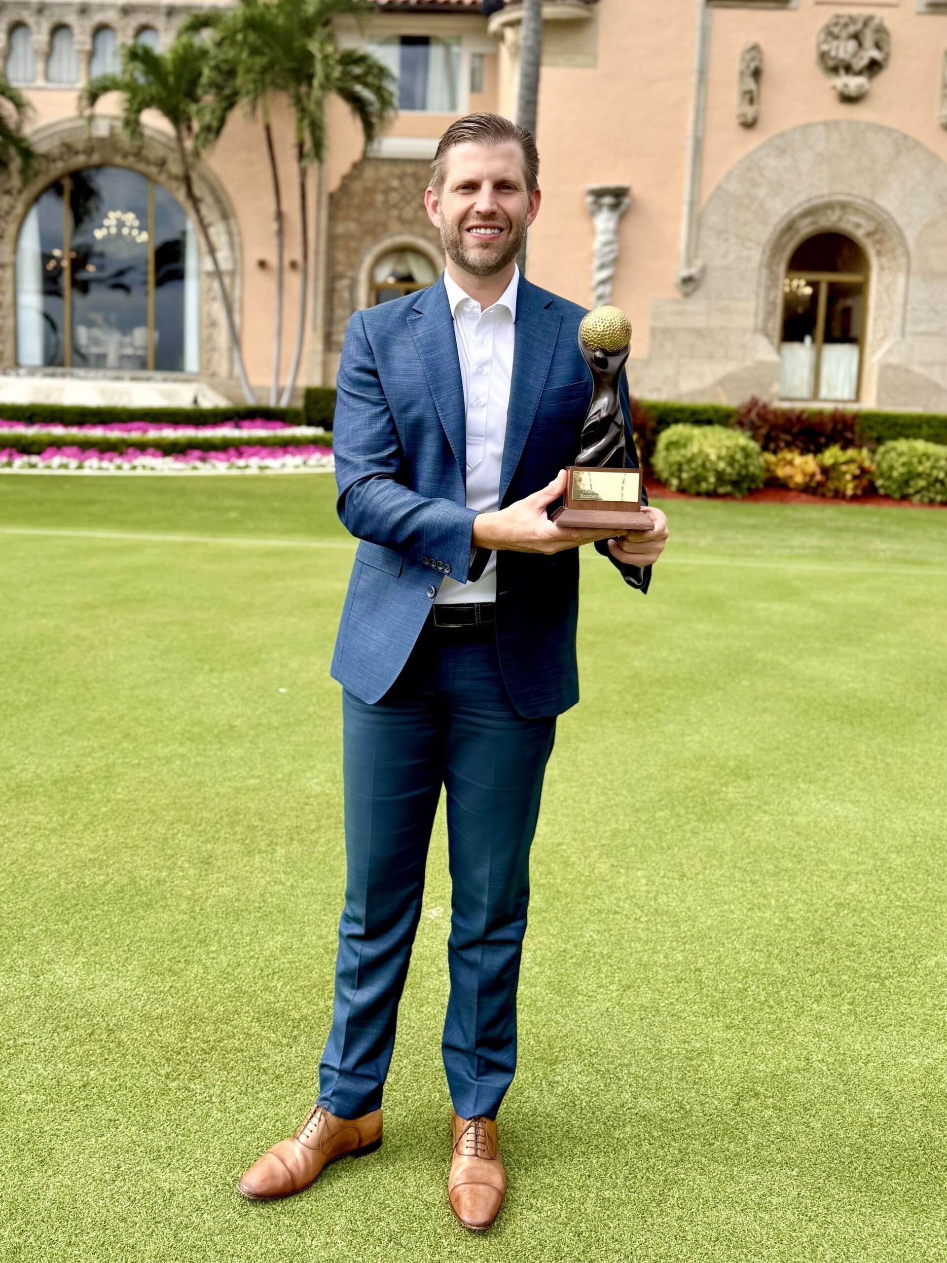 Eric Trump: 'Incredibly proud' by award.