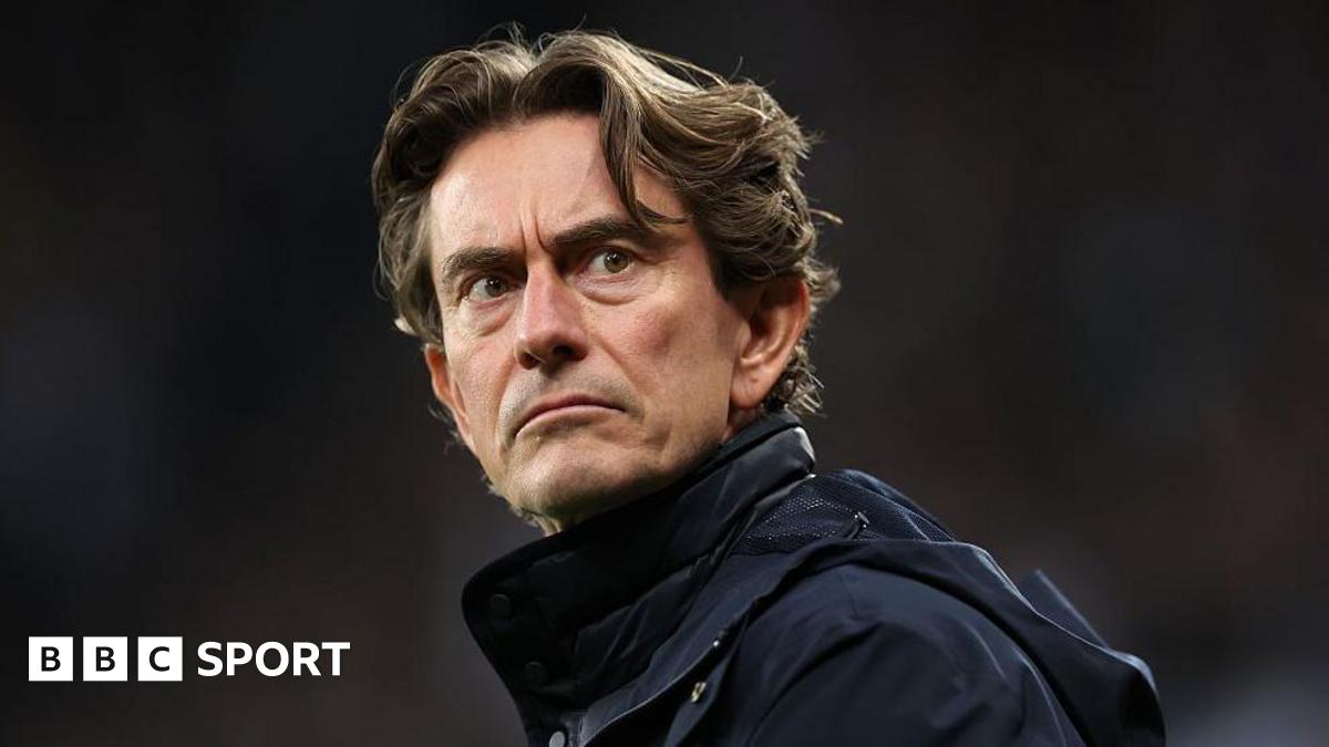 Thomas Frank looks on during the game with Chelsea