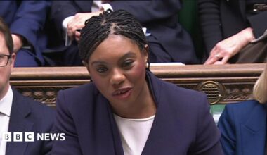 Thin, red banner promoting the Politics Essential newsletter with text saying, “Get the latest political analysis and big moments, delivered straight to your inbox every weekday”. There is also an image of the Houses of Parliament.