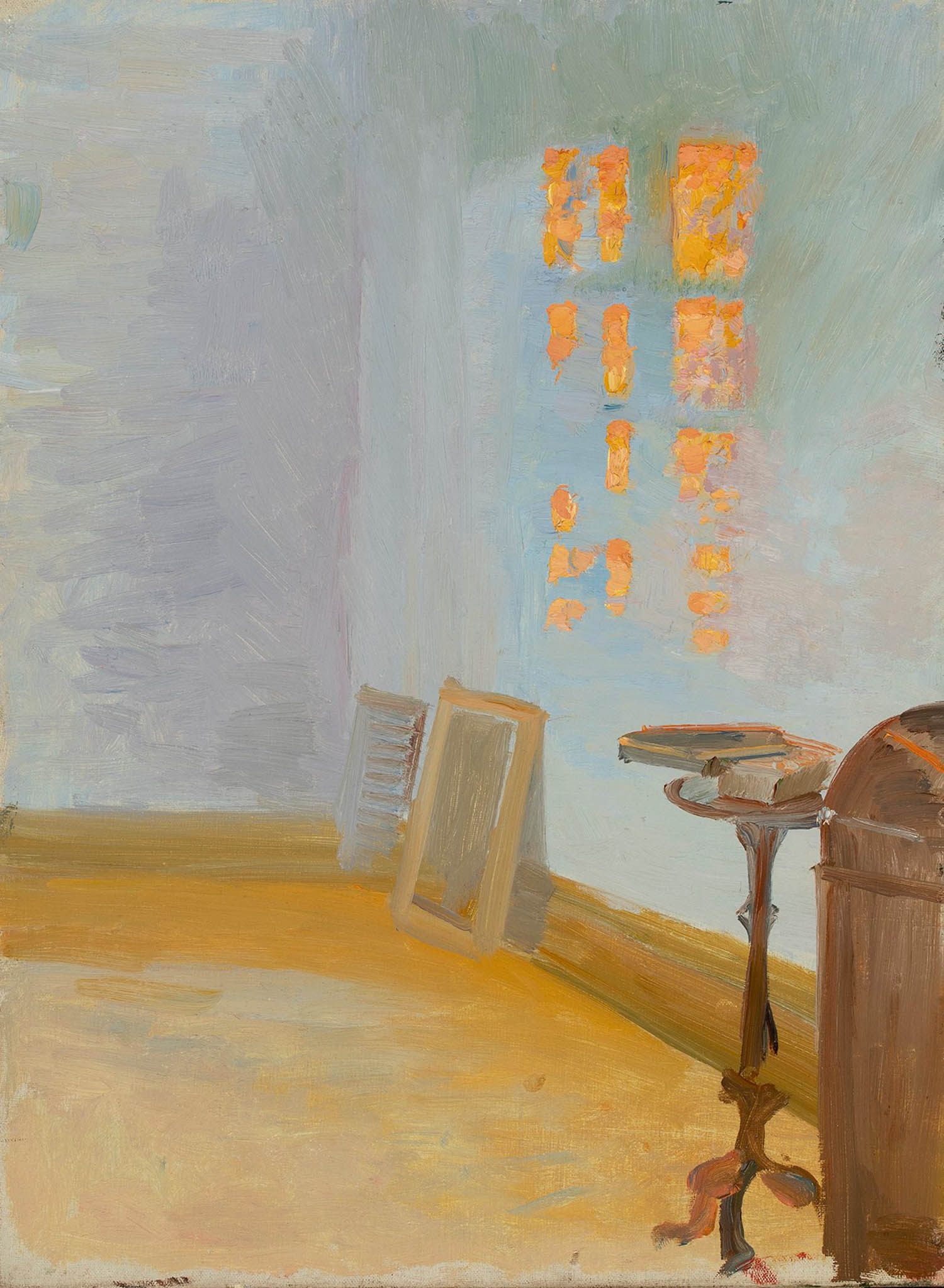 Evening Sun in the Artist’s Studio was not painted for public display but is now among Ancher’s most prized works