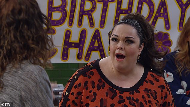 Ex-Emmerdale actress Lisa Riley, 49, is reportedly worth a staggering £4million thanks to her stint on the soap and many Loose Women appearances (pictured on the soap)