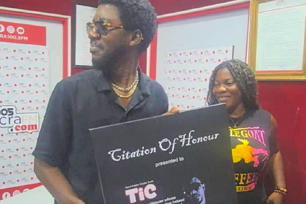 TiC honoured for his contribution to Afrobeats