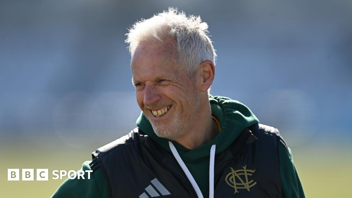 Nottinghamshire CC head coach Peter Moores smiles