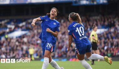 Chelsea 2-0 London City Lionesses: Ellie Carpenter & Sam Kerr score for leaders