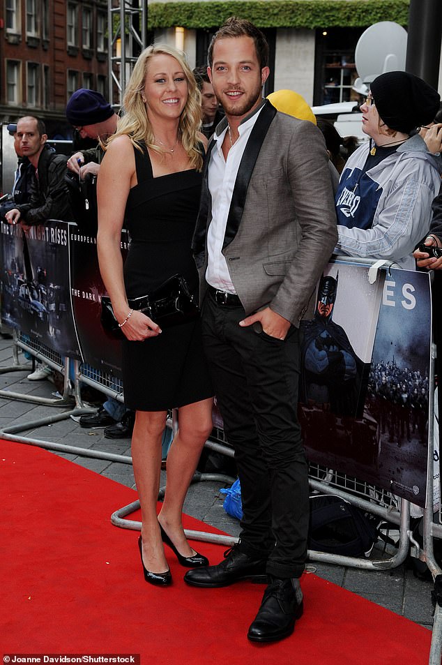 Gill died aged 45 in January 2024 after battling PTSD and post-natal depression - she and James were thought to have ended their relationship at least the year before (pictured together in 2012)