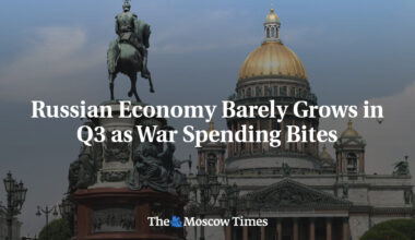 Russian Economy Barely Grows in Q3 as War Spending Bites