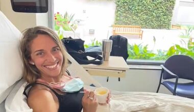 Marisa Peters, a mother of three from California (pictured here), then 39, was diagnosed with stage three rectal cancer in the summer of 2021. Peters' cancer is considered early-onset, referring to cases in people under 50, which are on the rise in the US