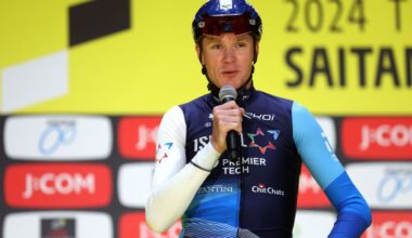 SAITAMA, JAPAN - NOVEMBER 02: Chris Froome of The United Kingdom and Team TDF Legends prior to the 10th Tour de France Saitama Criterium 2024 - Criterium Race a 61.2km one day race from Saitama to Saitama on November 02, 2024 in Saitama, Japan. (Photo by Rhode Van Elsen/Getty Images)