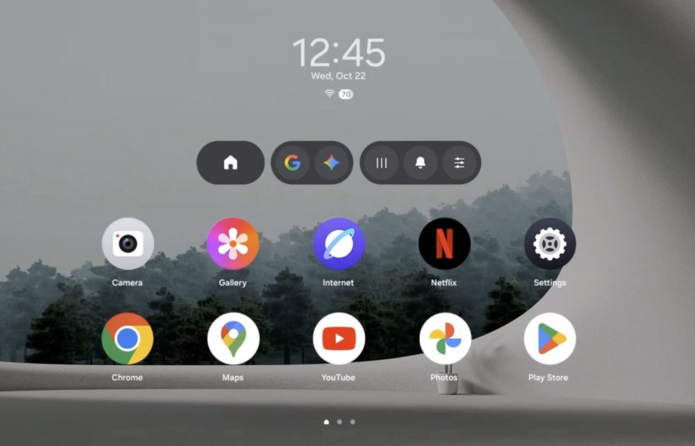 Android XR - Galaxy XR software