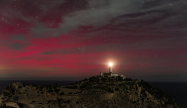 Aurora near Mallorca, Spain, November 2025