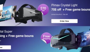 Pimax Begins Black Friday Discount on VR Headsets: Free Shipping, Savings and Free MSFS Coins