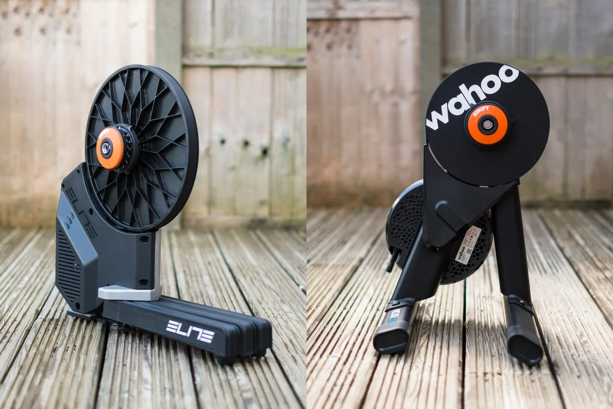 Elite Rivo and Wahoo Kickr Core 2 smart trainers