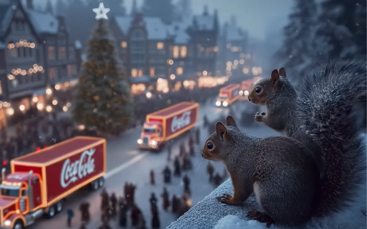 Coca-Cola says ‘the genie is out of the bottle’ as it continues to use AI for Christmas advertisements