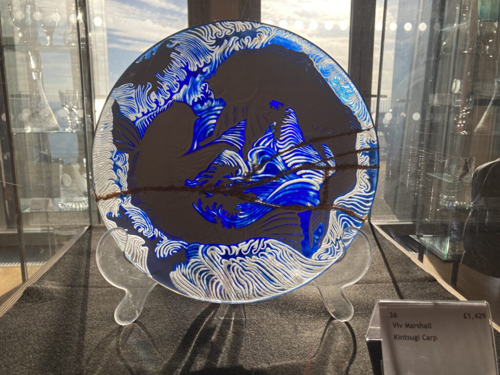 Exhibition of glass at Durlston