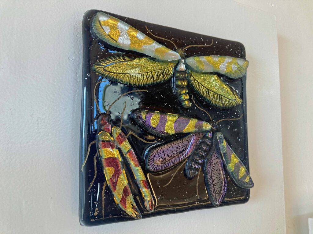 Exhibition of glass at Durlston