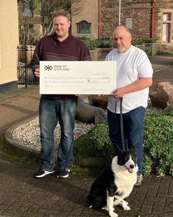 Hamish raises £4,000+ for counselling services