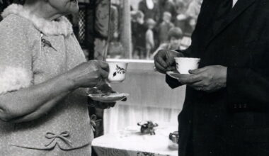 Harold Wilson visiting an Retirement Home in Washington, County Durham, c.1960s. North East Museums. Public Domain.