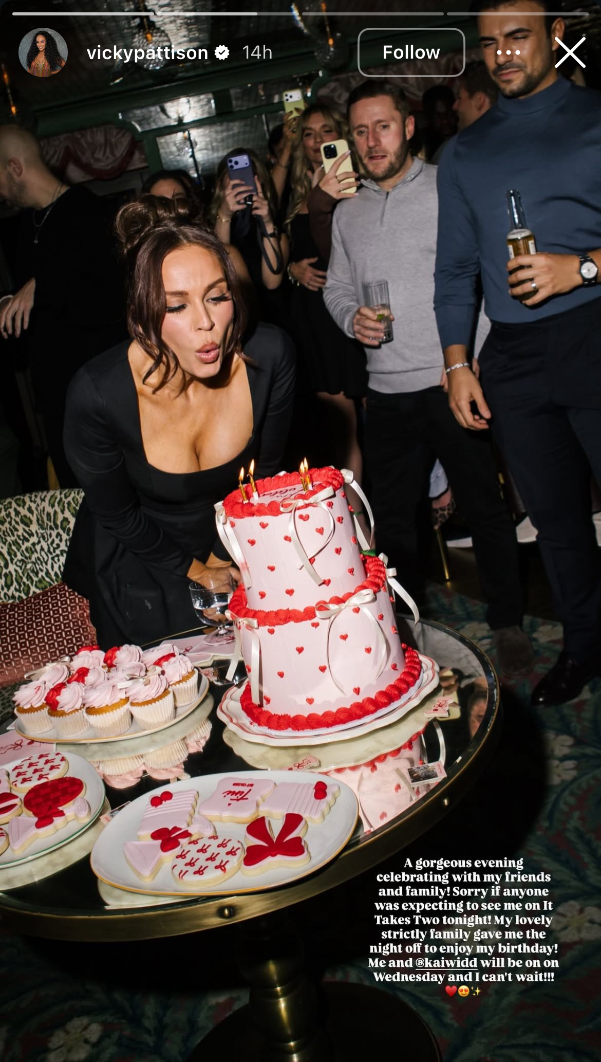 Pattison explained her ‘It Takes Two’ absence on her Instagram