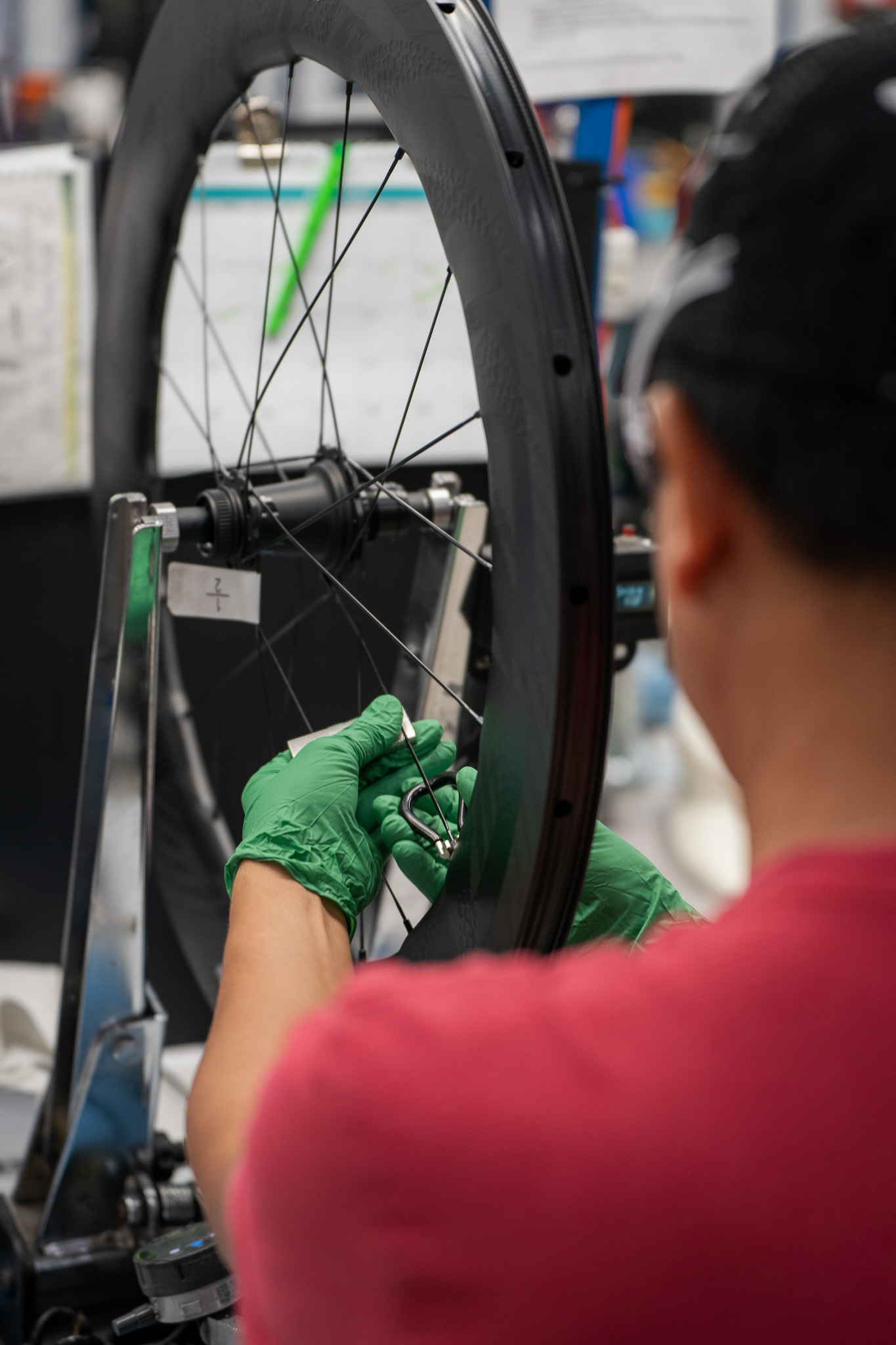 Images of Zipp's manufacturing facility in Indianapolis