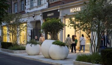 McAslan upgrades and greens Sloane Street public realm