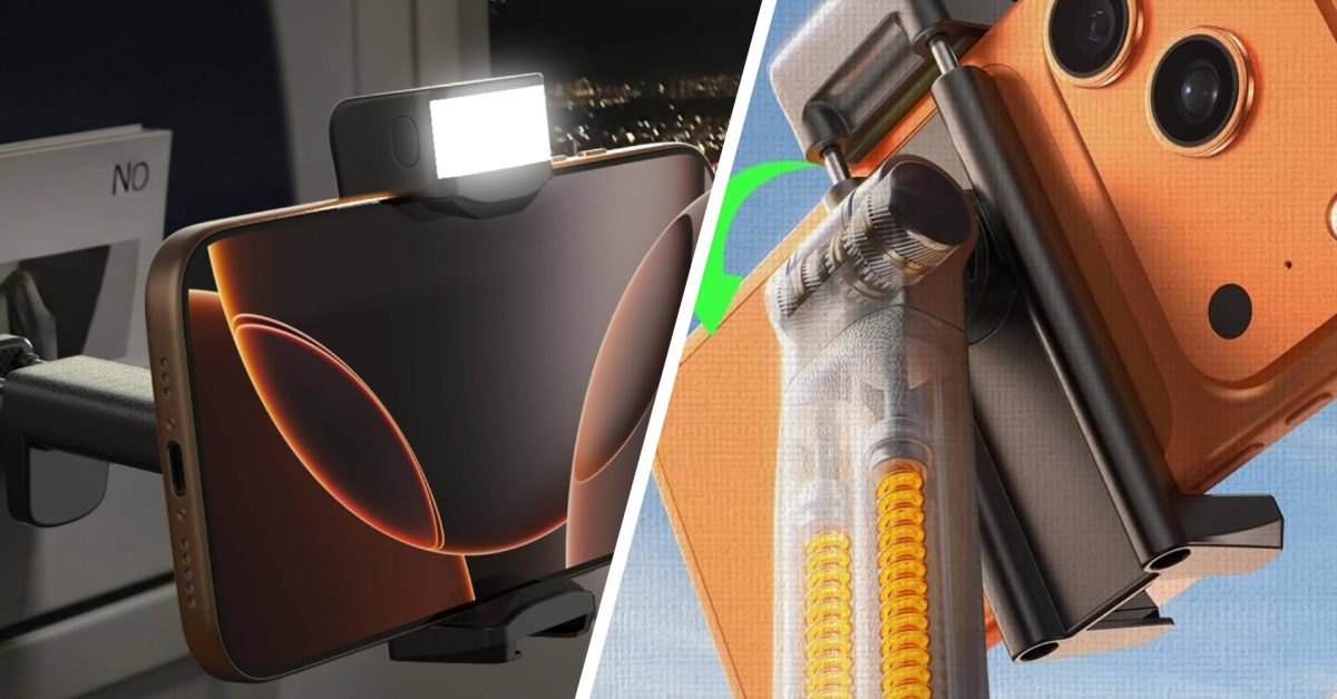 LISEN's new smartphone mount with built-in flashlight is only $9.50 Prime shipped (47% off)