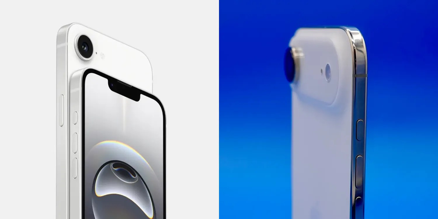 Leaker claims poor sales of the iPhone 16e (left) as iPhone Air (right) production ceases