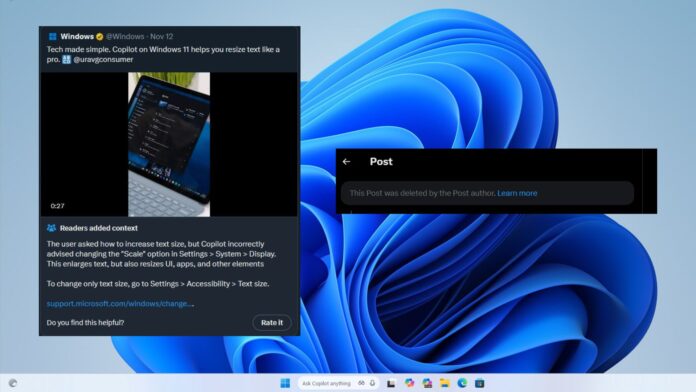 Microsoft's Copilot ad deleted after realizing Copilot made mistakes in the demo