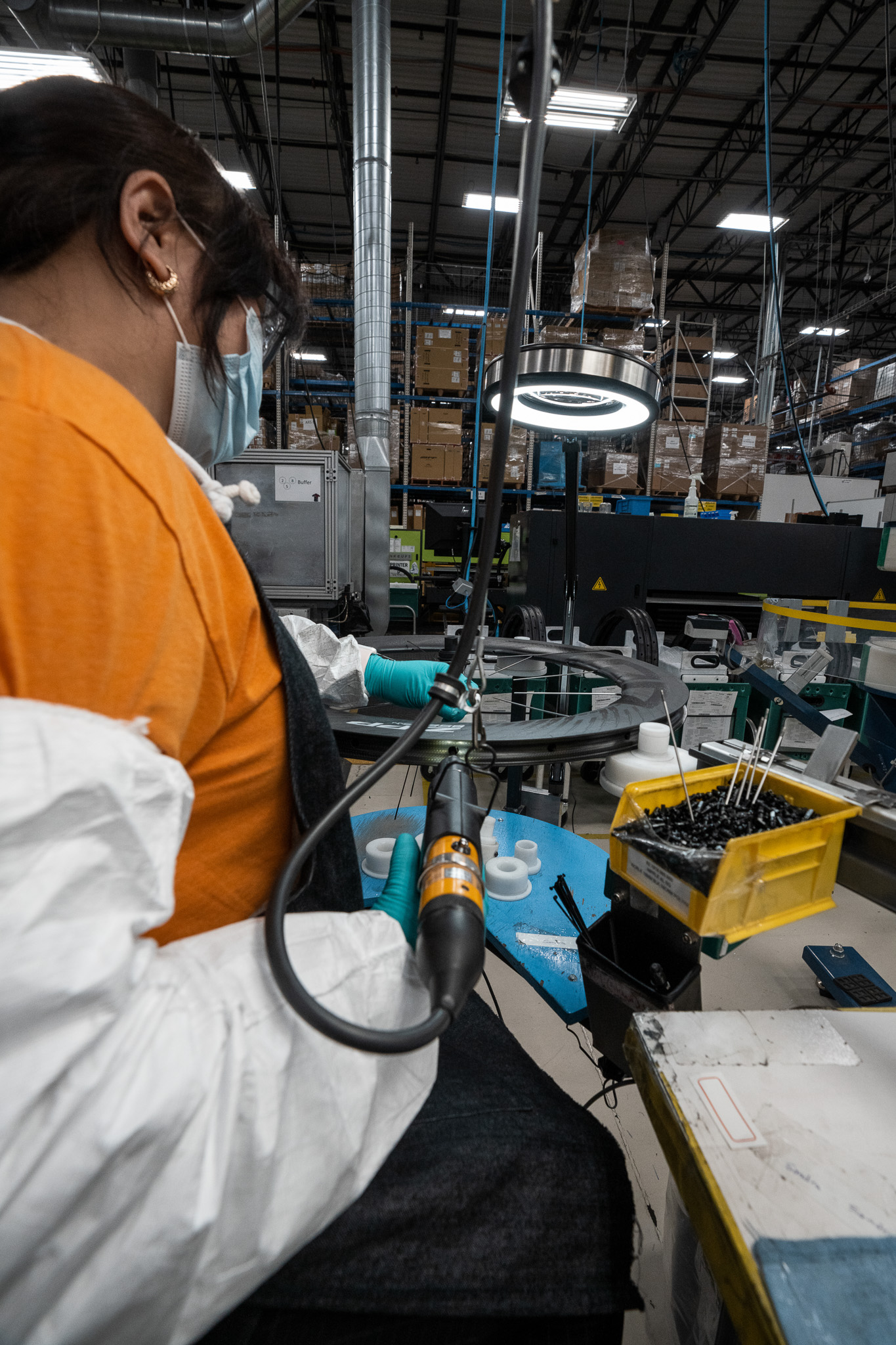 Images of Zipp's manufacturing facility in Indianapolis