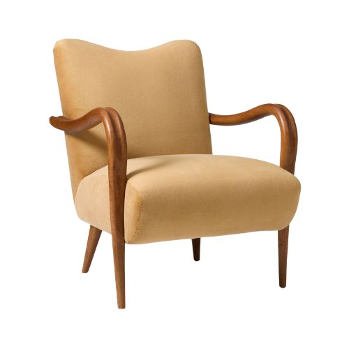 West Elm, Pierce &amp; Ward Bentwood Chair in Golden Velvet