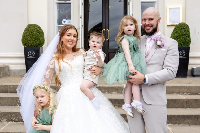 Chelsea Shields and her husband Connor at their wedding. Photo released 11/11/2025