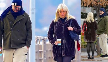 David Harbour enjoys cosy stroll with model as Lily Allen divorce drama continues