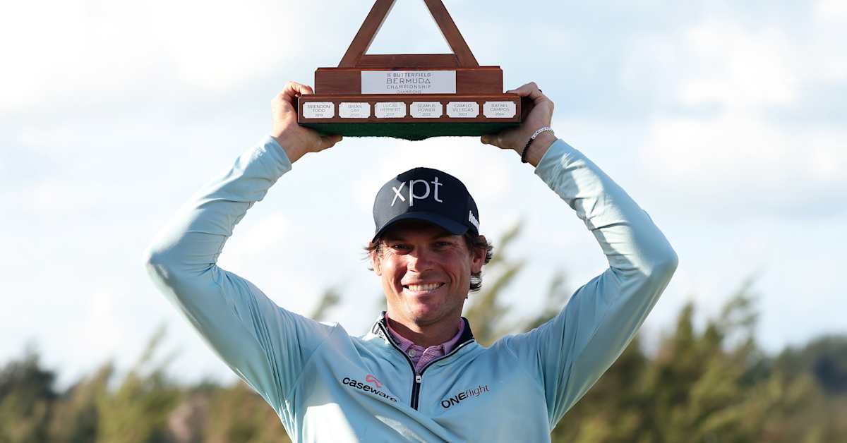 Adam Schenk embraces 'surreal moment' as first-time TOUR winner at Butterfield Bermuda Championship