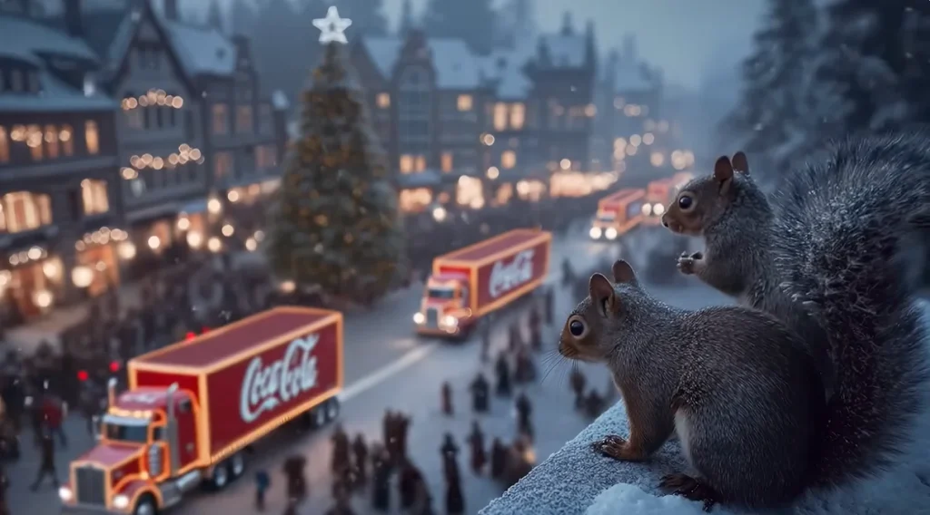Coca-Cola says 'the genie is out of the bottle' as it continues to use AI for Christmas advertisements
