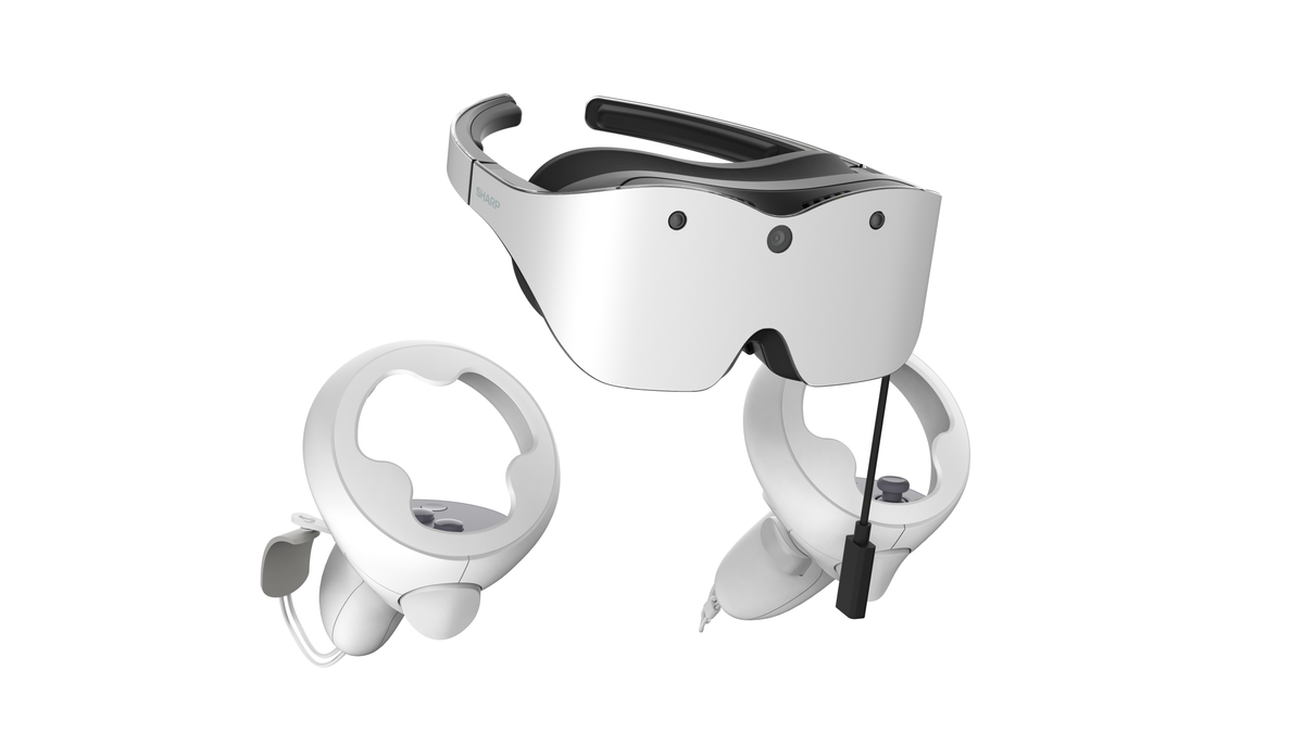 Sharp Is Crowdfunding A Strange Lightweight Tethered PC VR Headset
