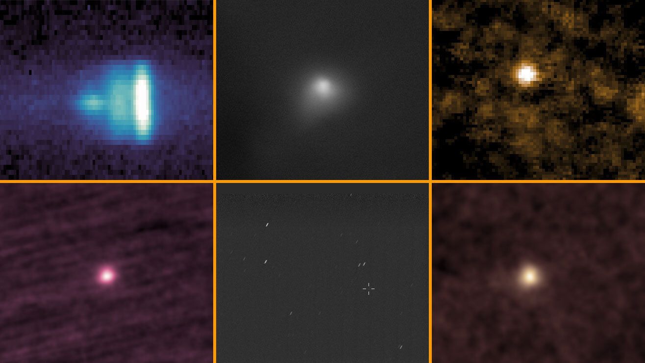 A collection of comet 3I/ATLAS images released by NASA.