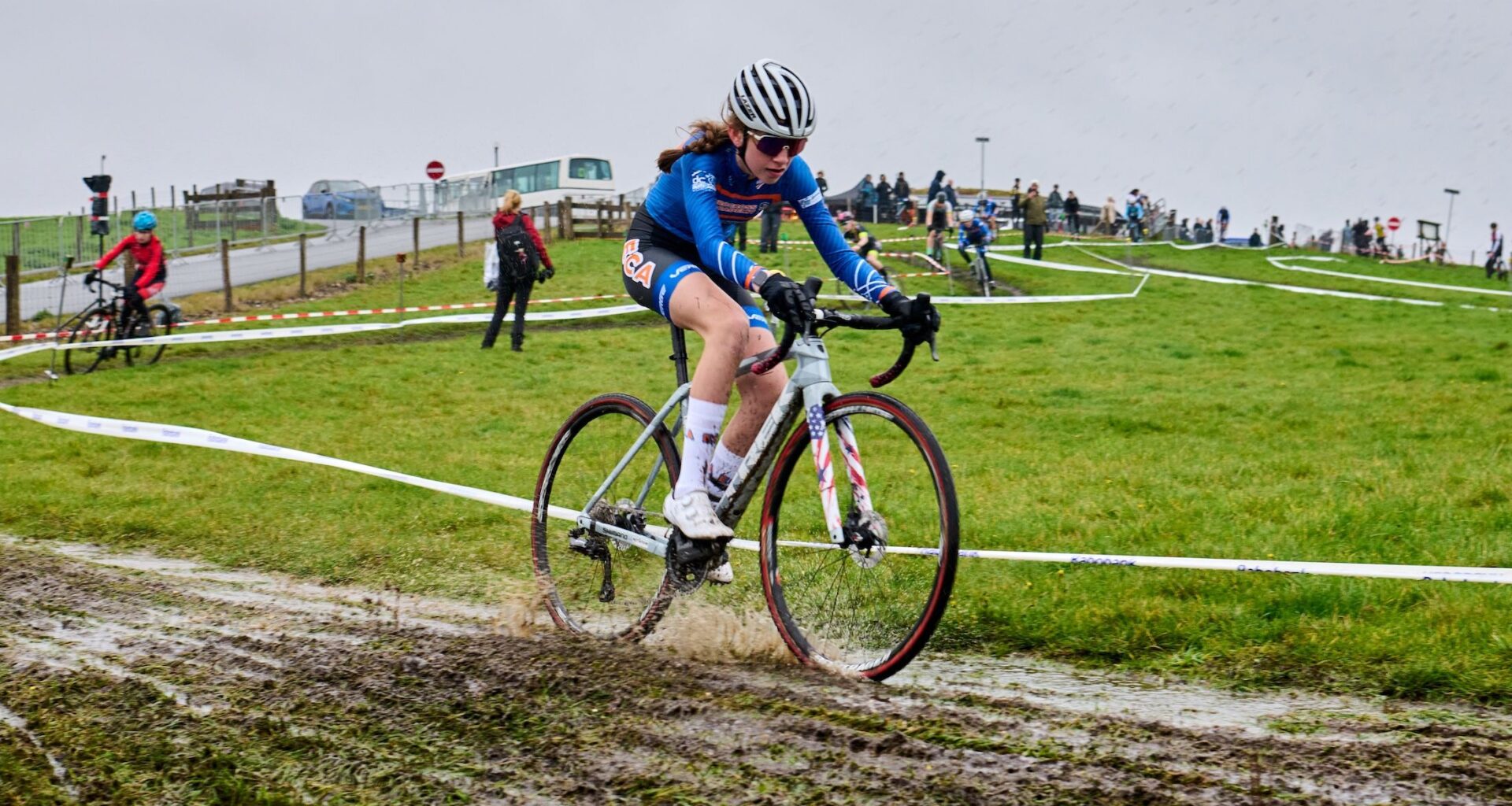 'Aggressive racing, fight for position' take US talents Abbygail Cole and Luke Johnson from back of start grid to podiums for EuroCrossAcademy in the Netherlands