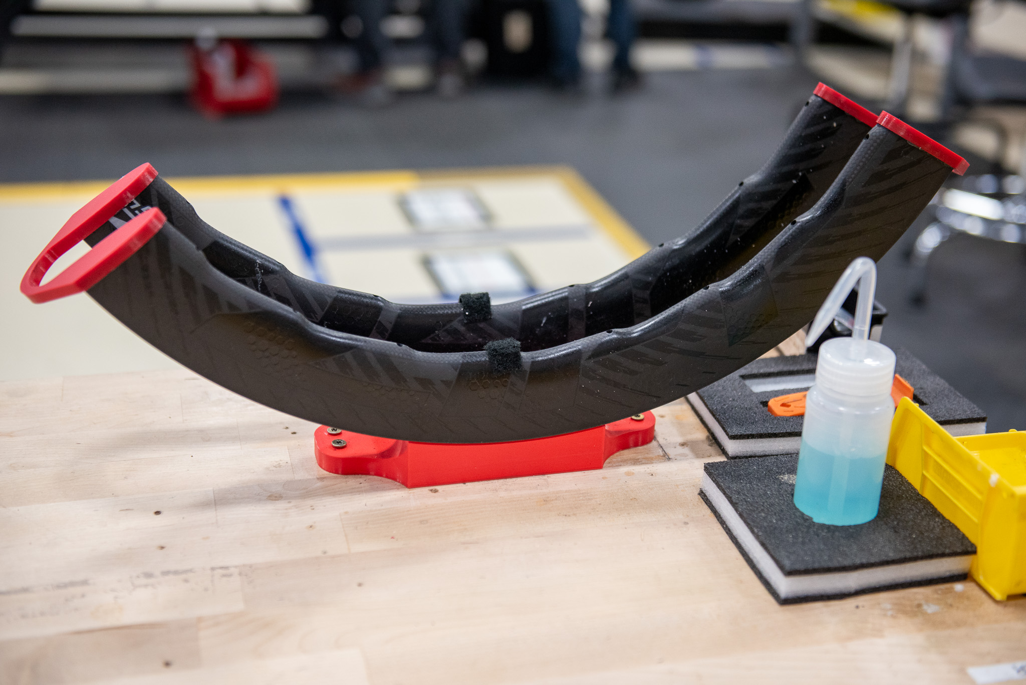 Images of Zipp's manufacturing facility in Indianapolis