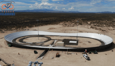 'A bit otherworldly' – Groundbreaking first aluminium velodrome opened in the US
