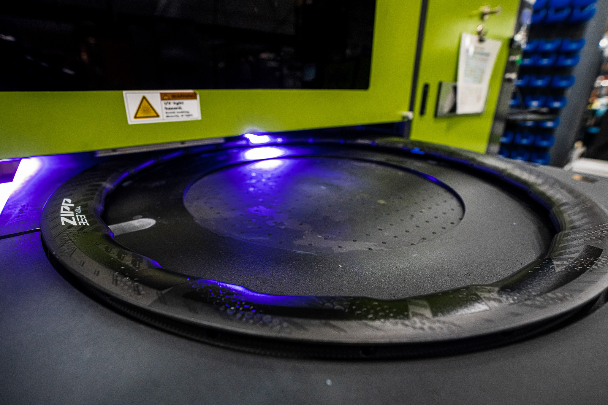 Images of Zipp's manufacturing facility in Indianapolis