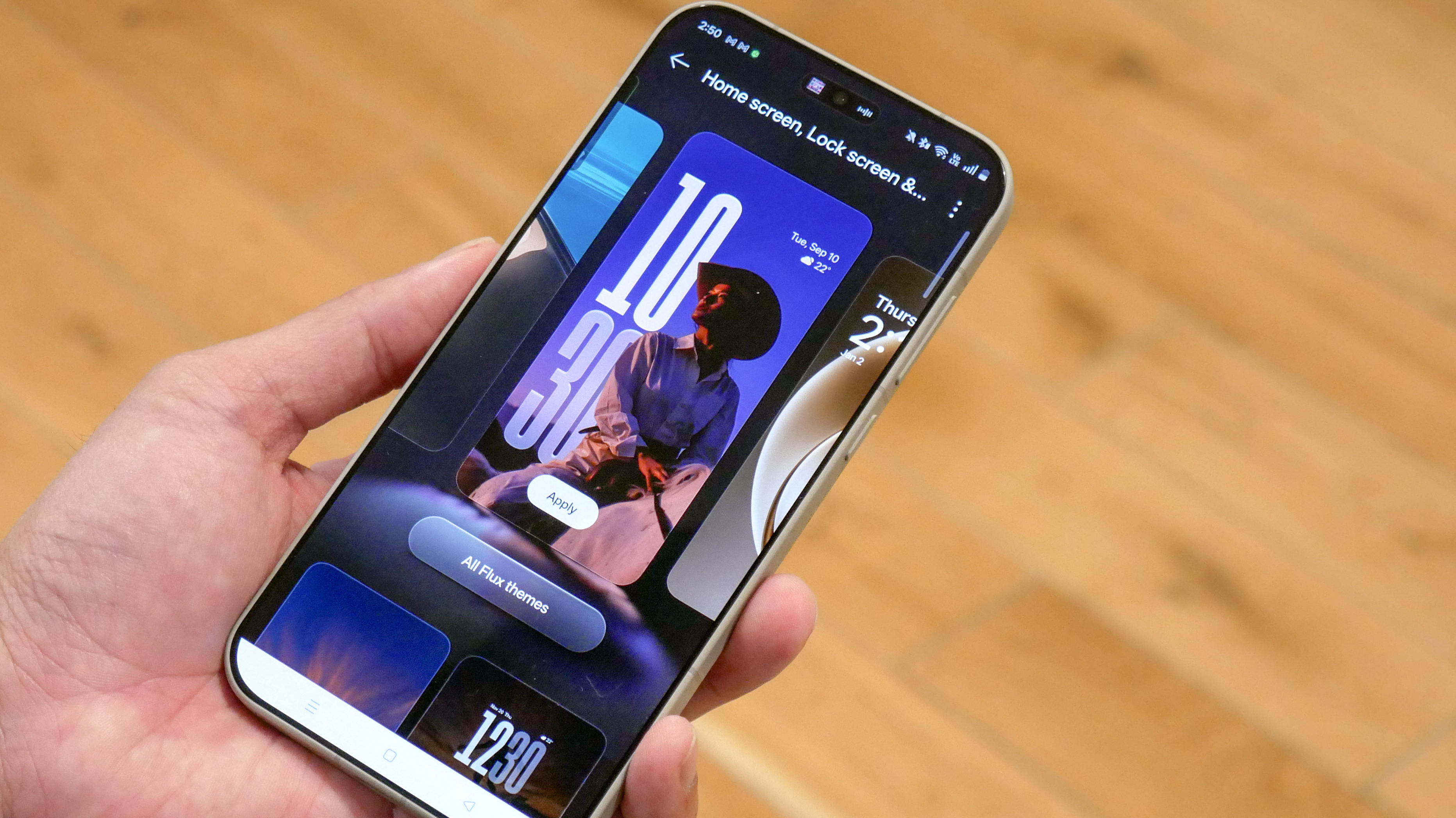 OnePlus 15 running different features.