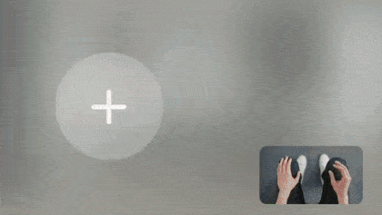 A clip of a video from Apple about spatial input design