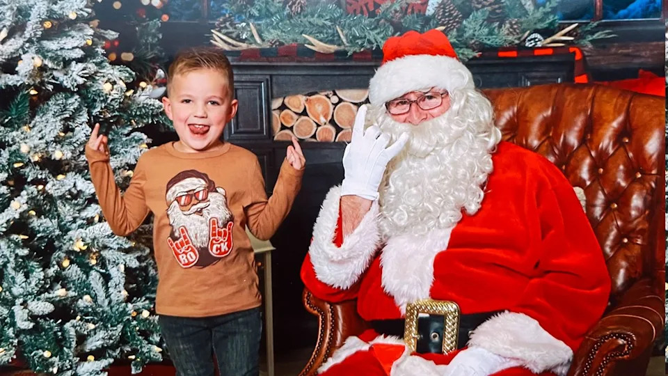 Courtesy of Brooke Hamilton West Hamilton and Santa.