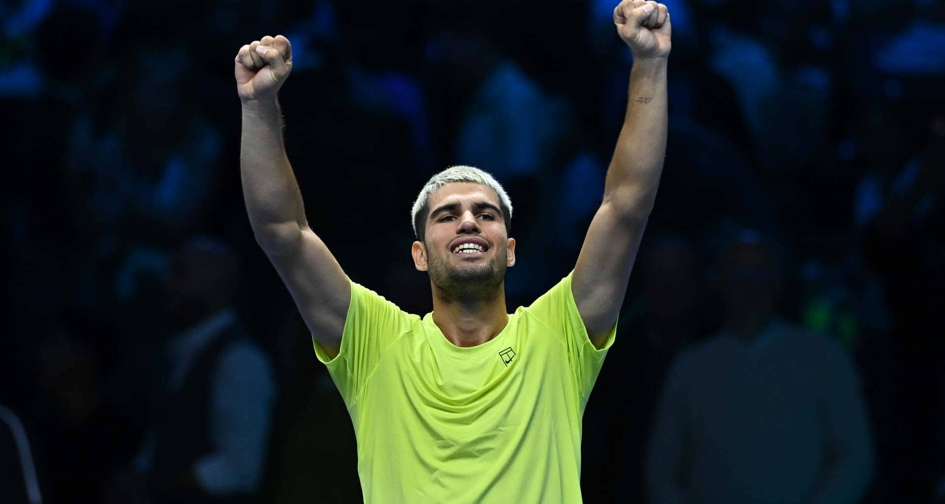 Carlos Alcaraz is into the semi-finals of the Nitto ATP Finals for the second time.